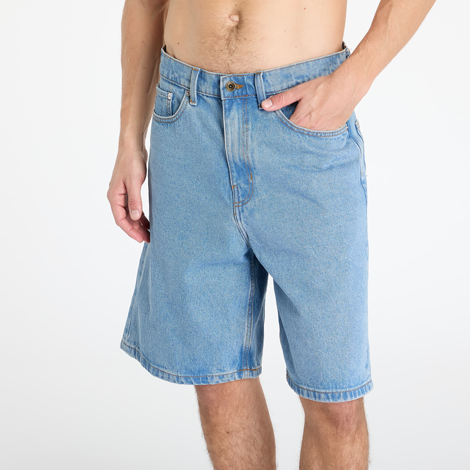 Pantalones cortos Vans Check-5 Baggy Denim Shorts Blue