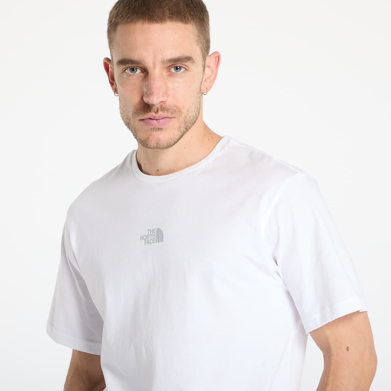 Meeste T-särgid The North Face Short Sleeve Never Stop Relaxed Tee UNISEX TNF White