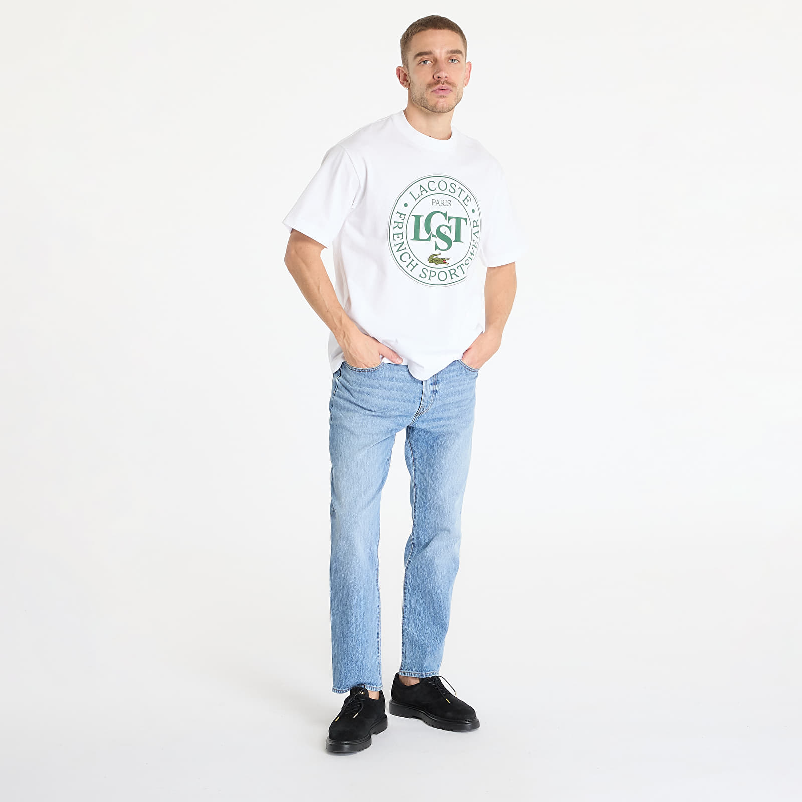 Camisetas LACOSTE Heavy T-shirt White