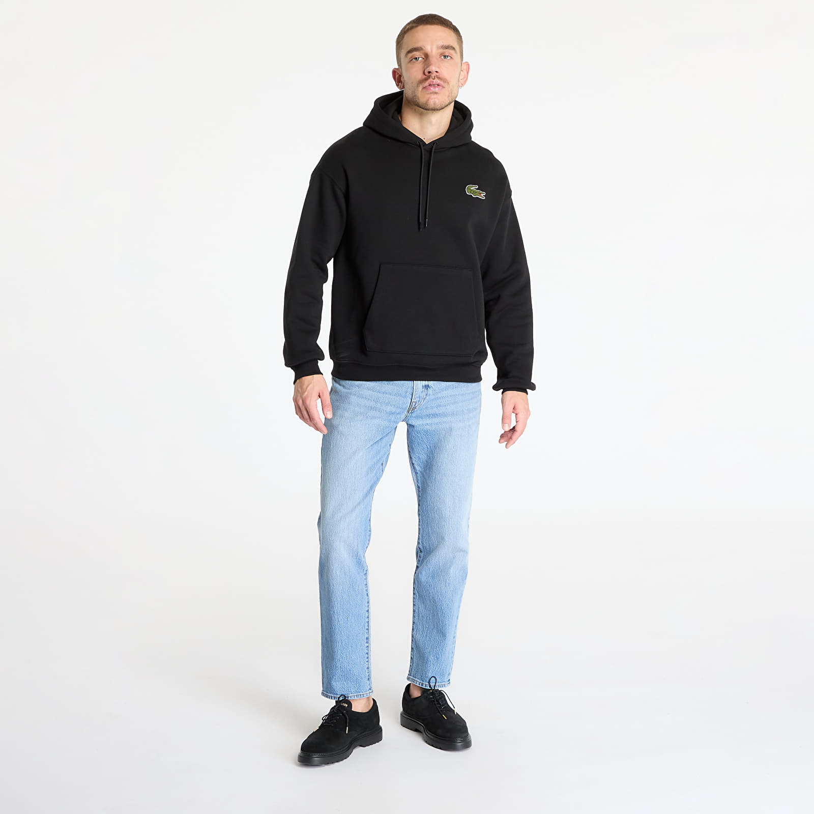 Sudaderas LACOSTE Non Brushed Fleece Black