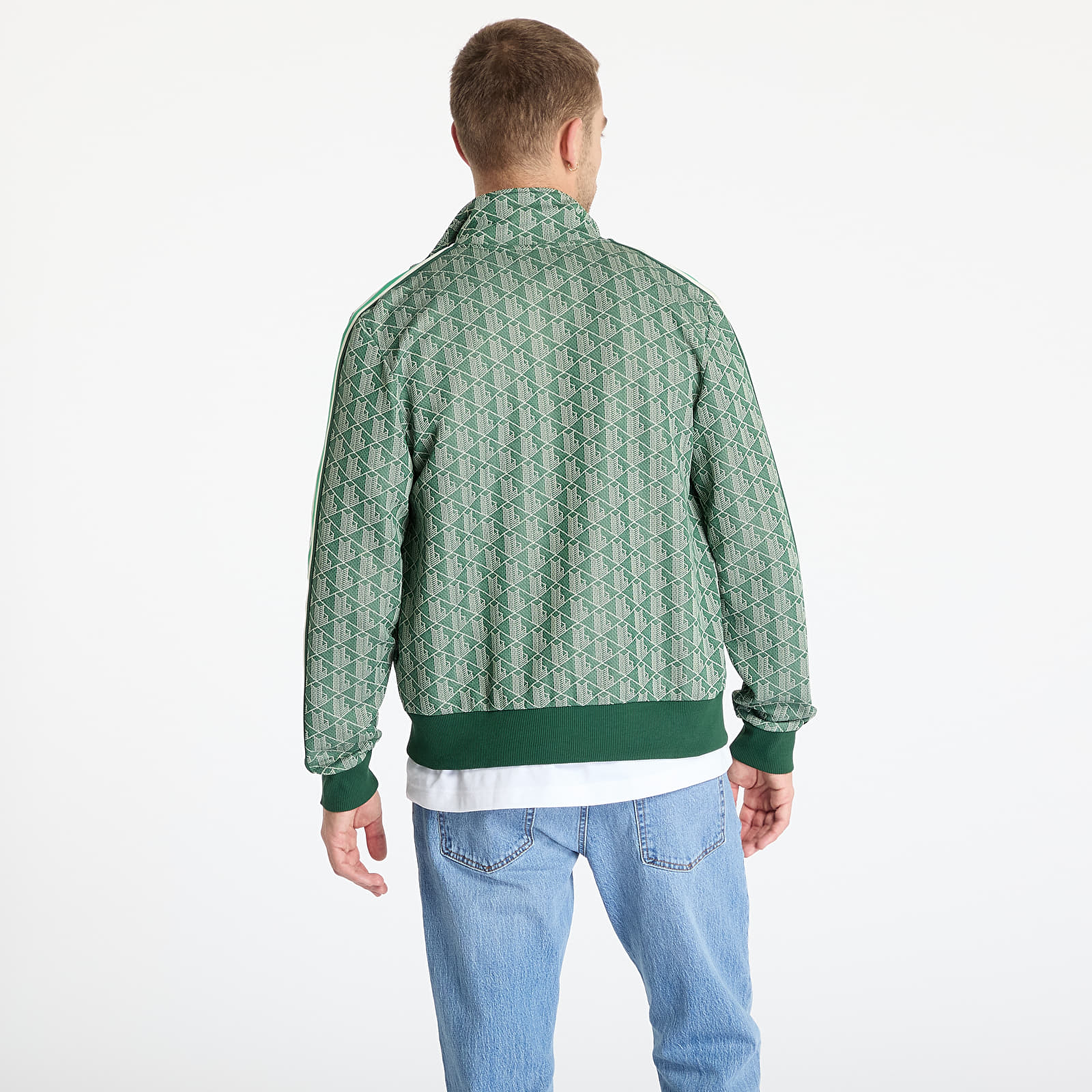 Sudaderas LACOSTE Jacquard Sweatshirt Calathea/ Sabler