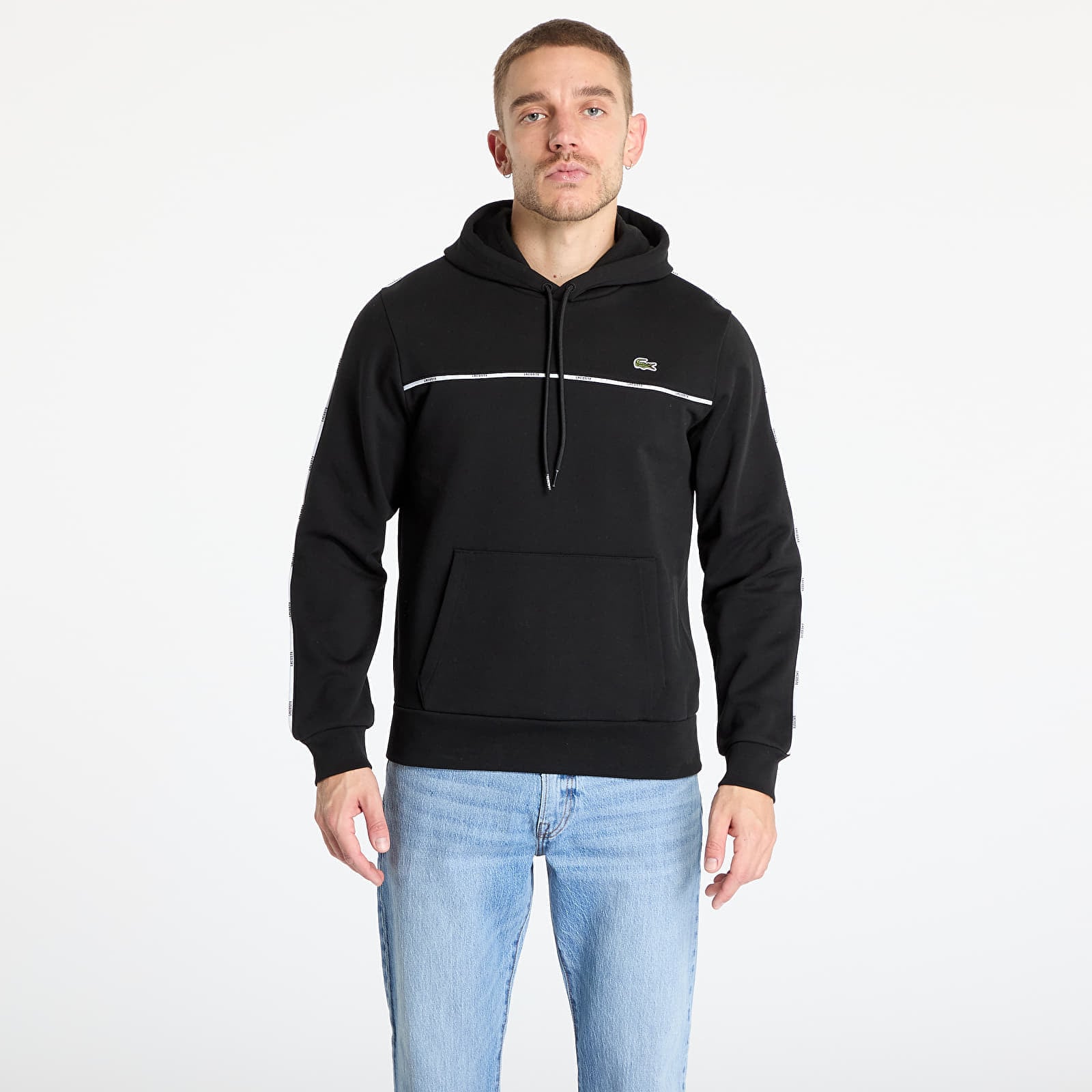 Sweatshirt LACOSTE Non Brushed Fleece Black M