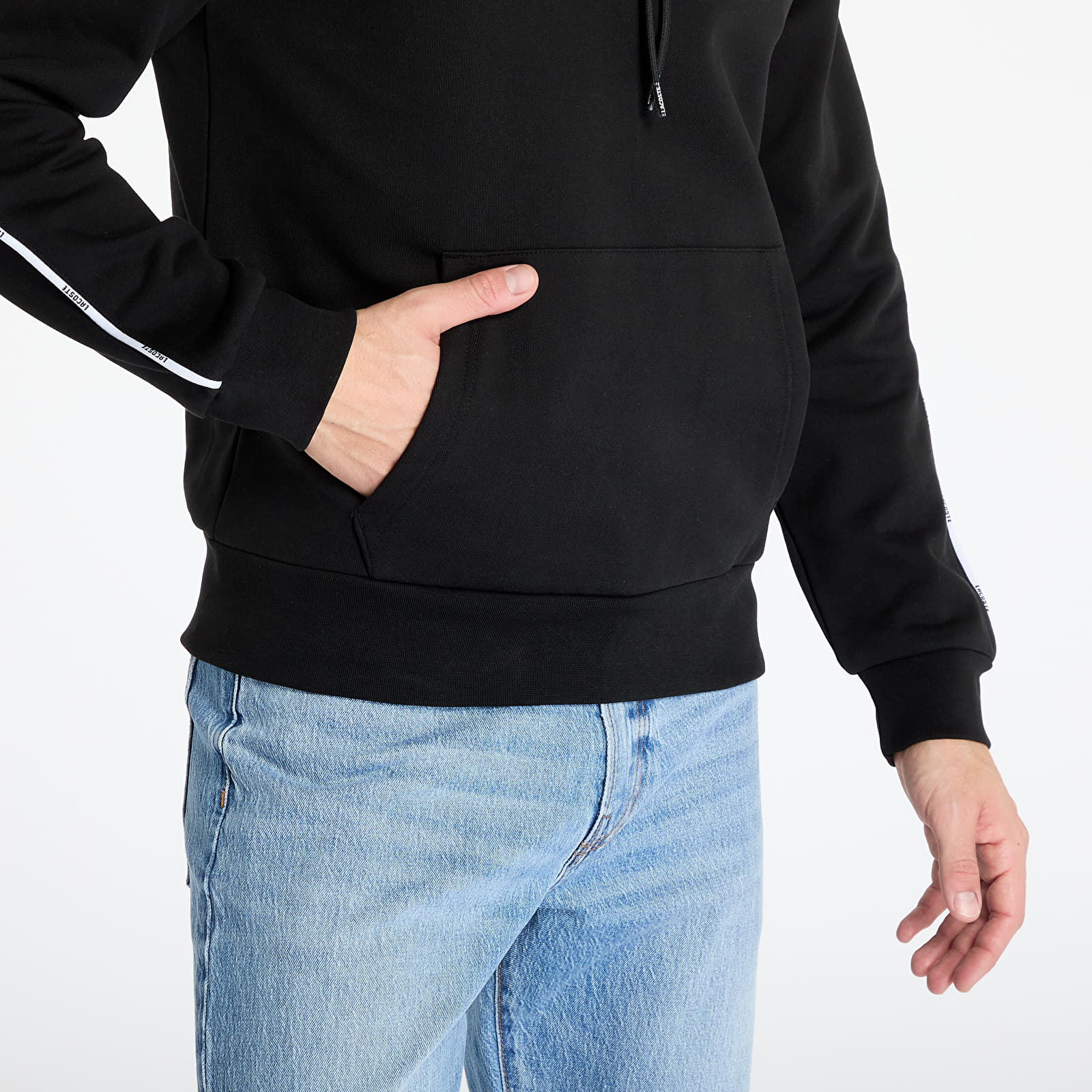 Sudaderas LACOSTE Non Brushed Fleece Black