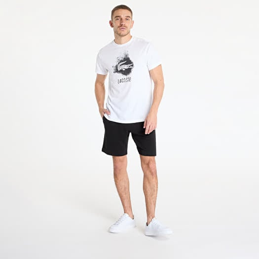 Lacoste ★ NON BRUSHED banding shorts Shorts LACOSTE Non Brushed Fleece Shorts Black | Queens