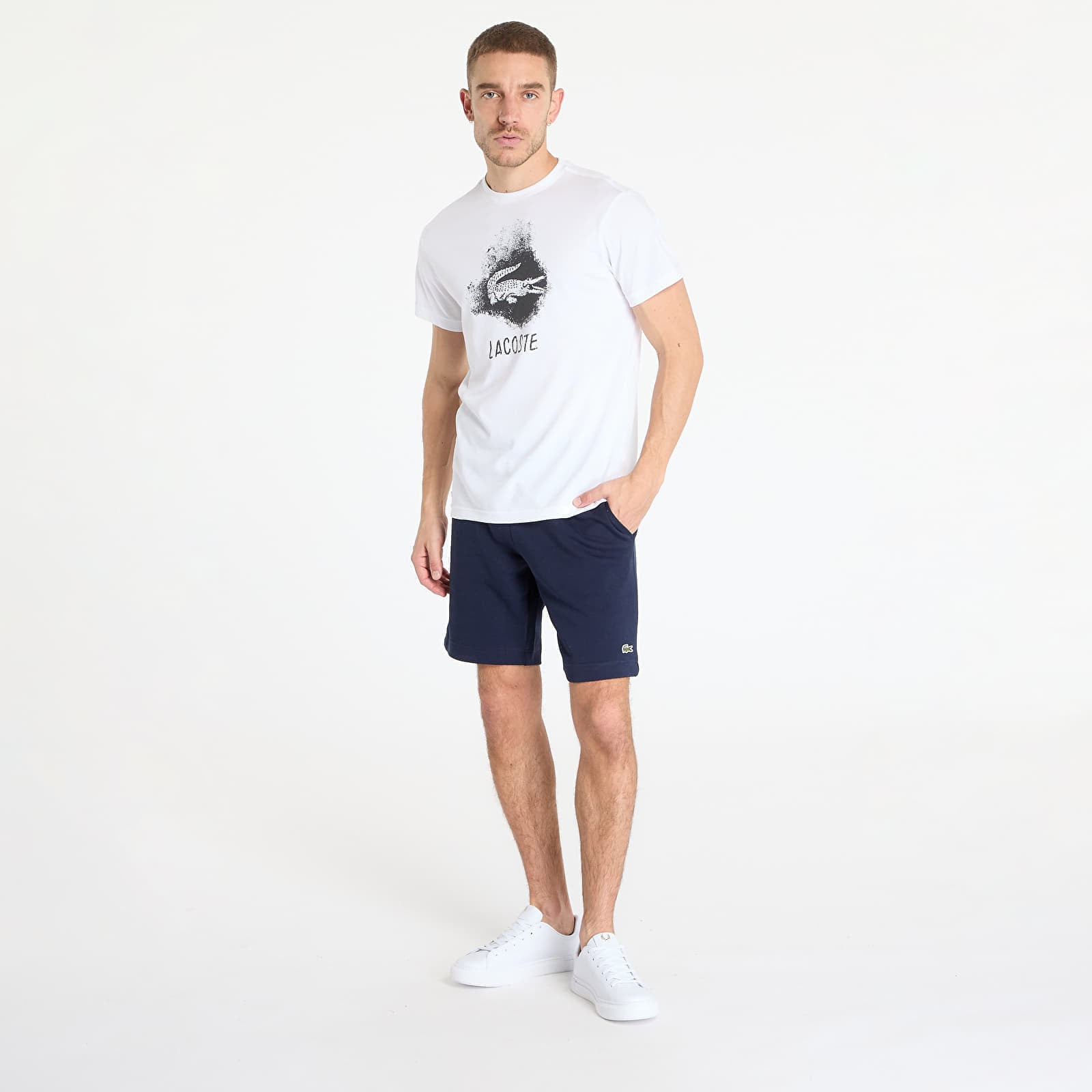 LACOSTE T-shirt LACOSTE Technical T-shirt White XL - 4