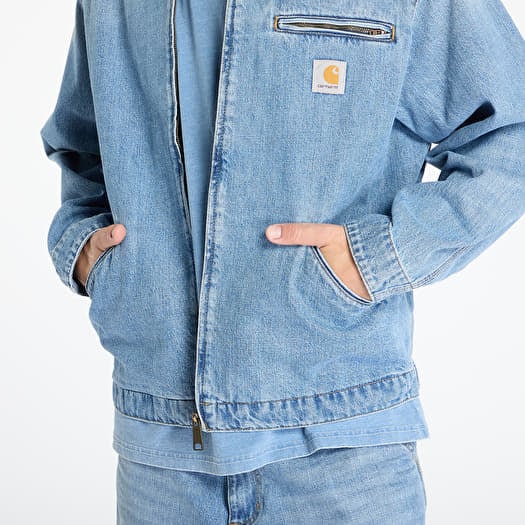Carhartt WIP OG Detroit Jacket UNISEX Blue Burst Washed | Queens