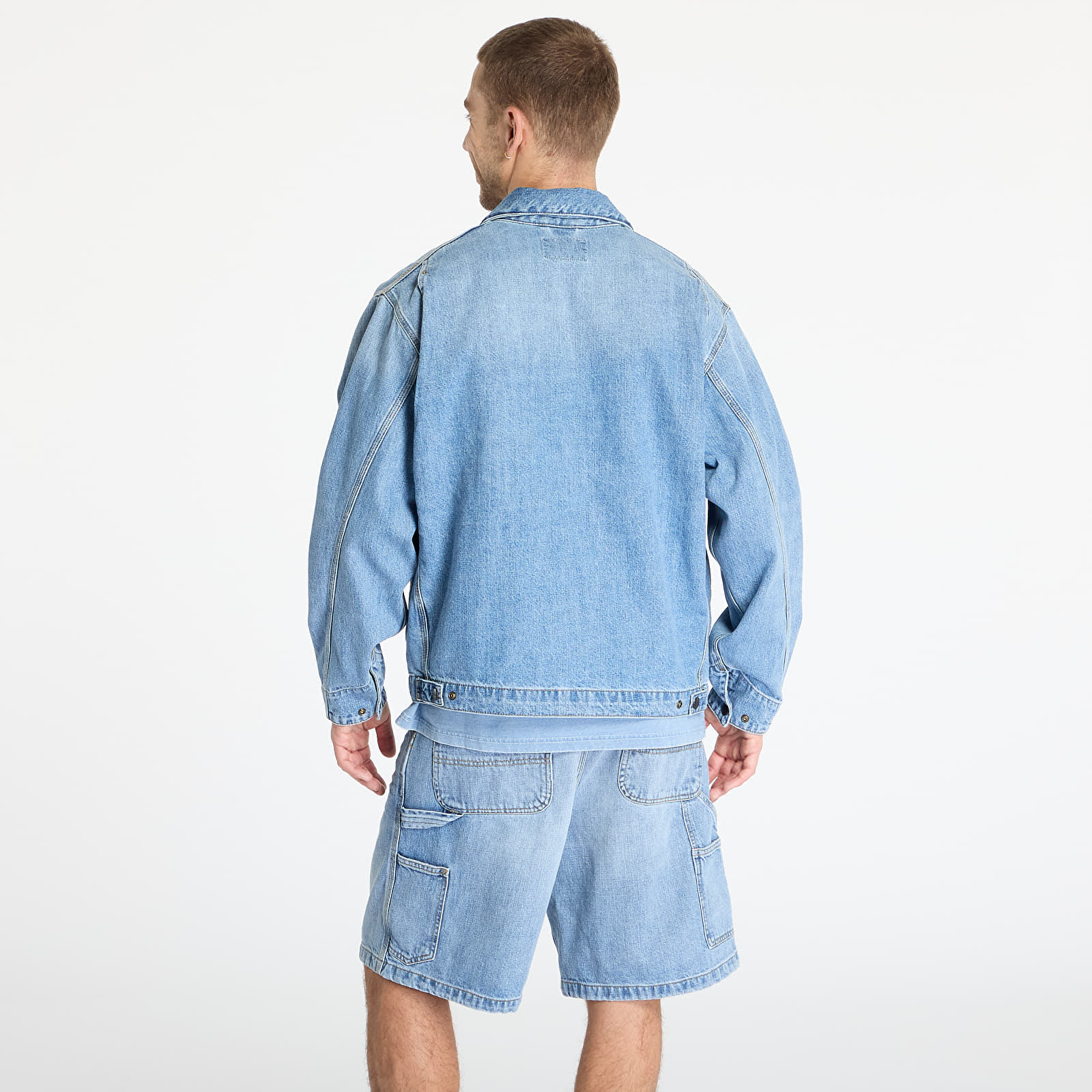 Chaquetas Carhartt WIP OG Detroit Jacket UNISEX Blue Burst Washed