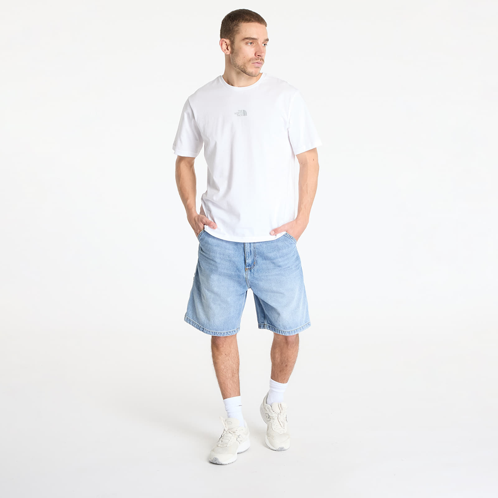 Pantalones cortos Carhartt WIP OG Single Knee Short Blue Burst Washed