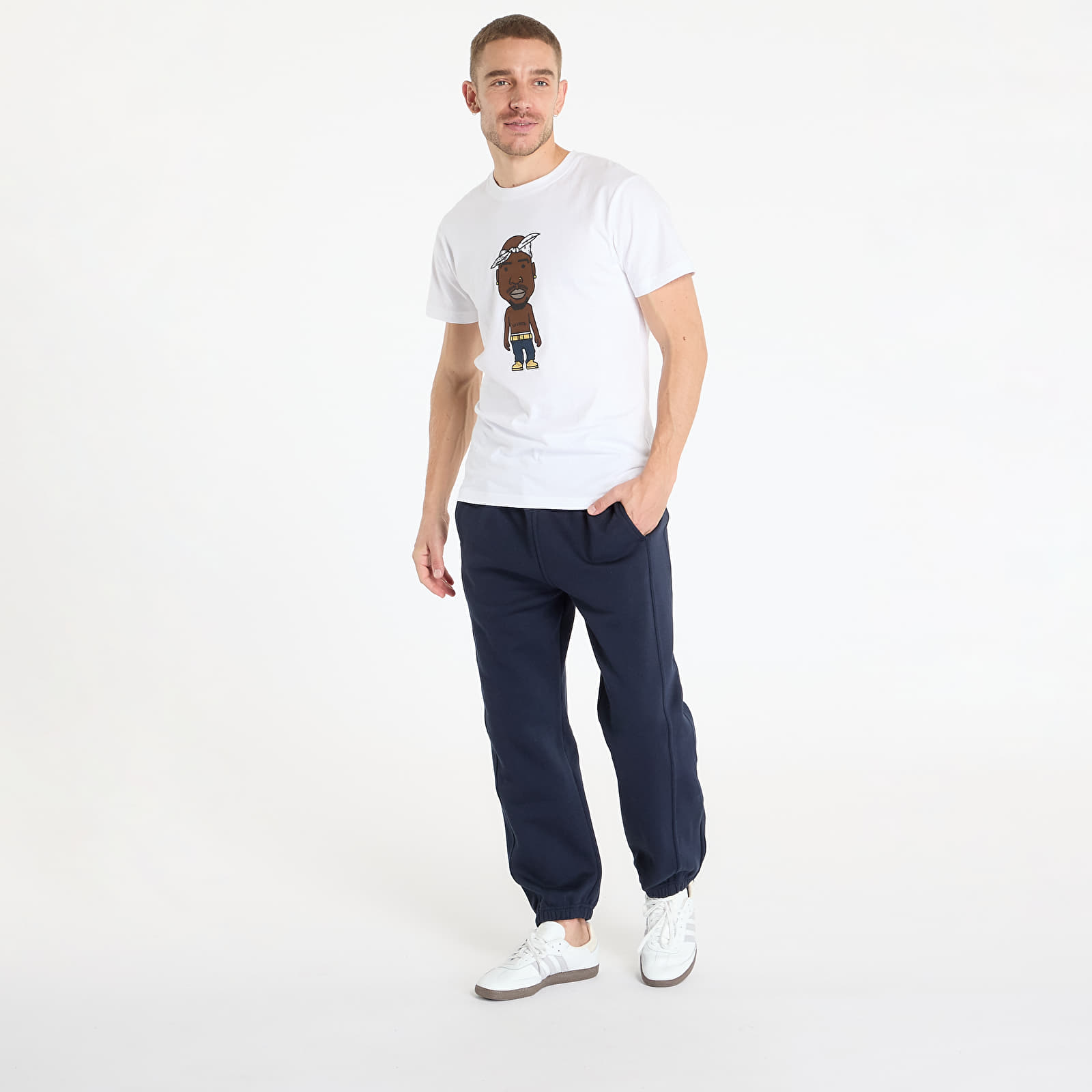 Spodnie dresowe Urban Classics Blank Train Navy