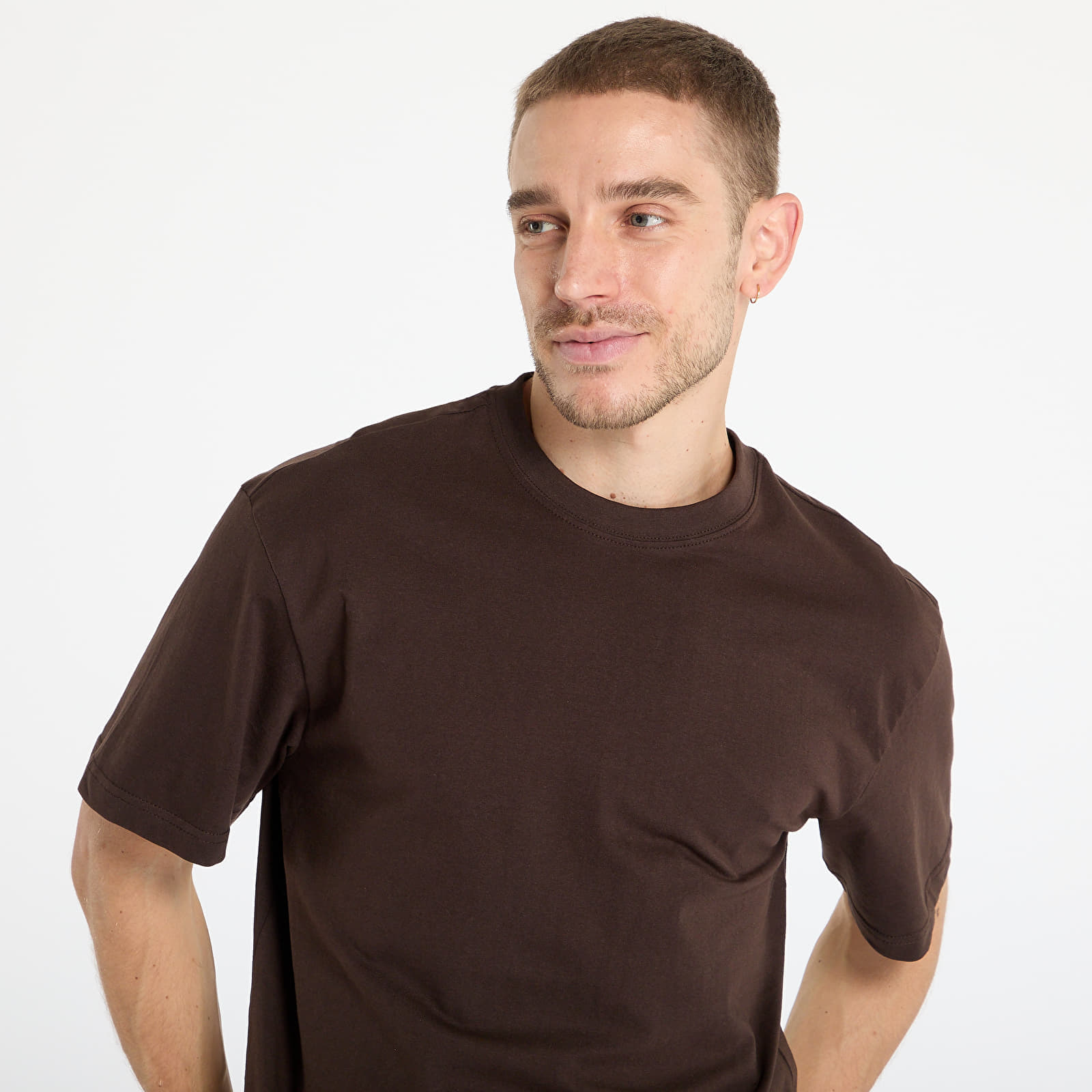 T-shirt Urban Classics Tall Tee Brown S