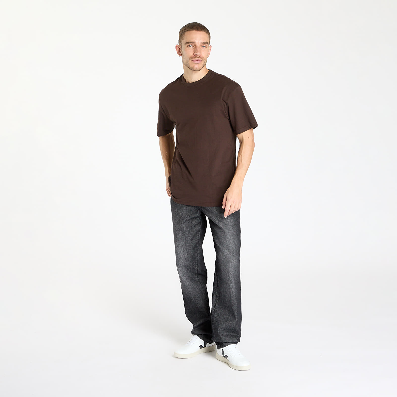 T-shirt Urban Classics Tall Tee Brown M