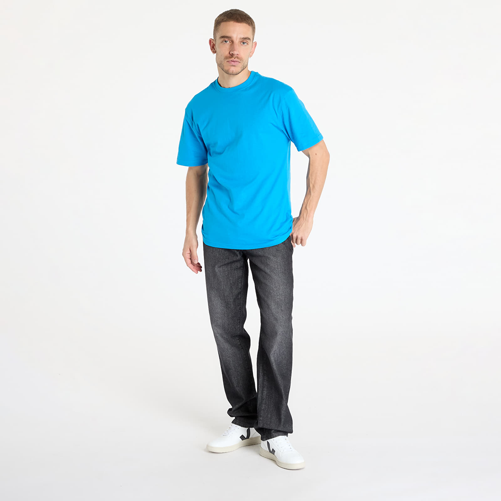 Koszulki Urban Classics Tall Tee Blue