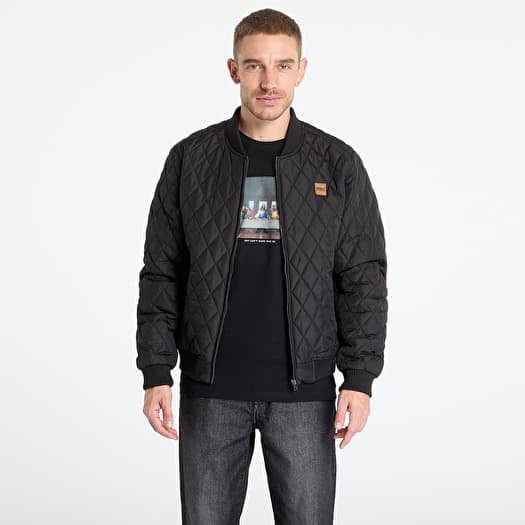 Veste Urban Classics Diamond Quilt Nylon Jacket Black