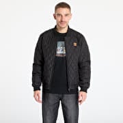 Urban Classics Diamond Quilt Nylon Jacket Black