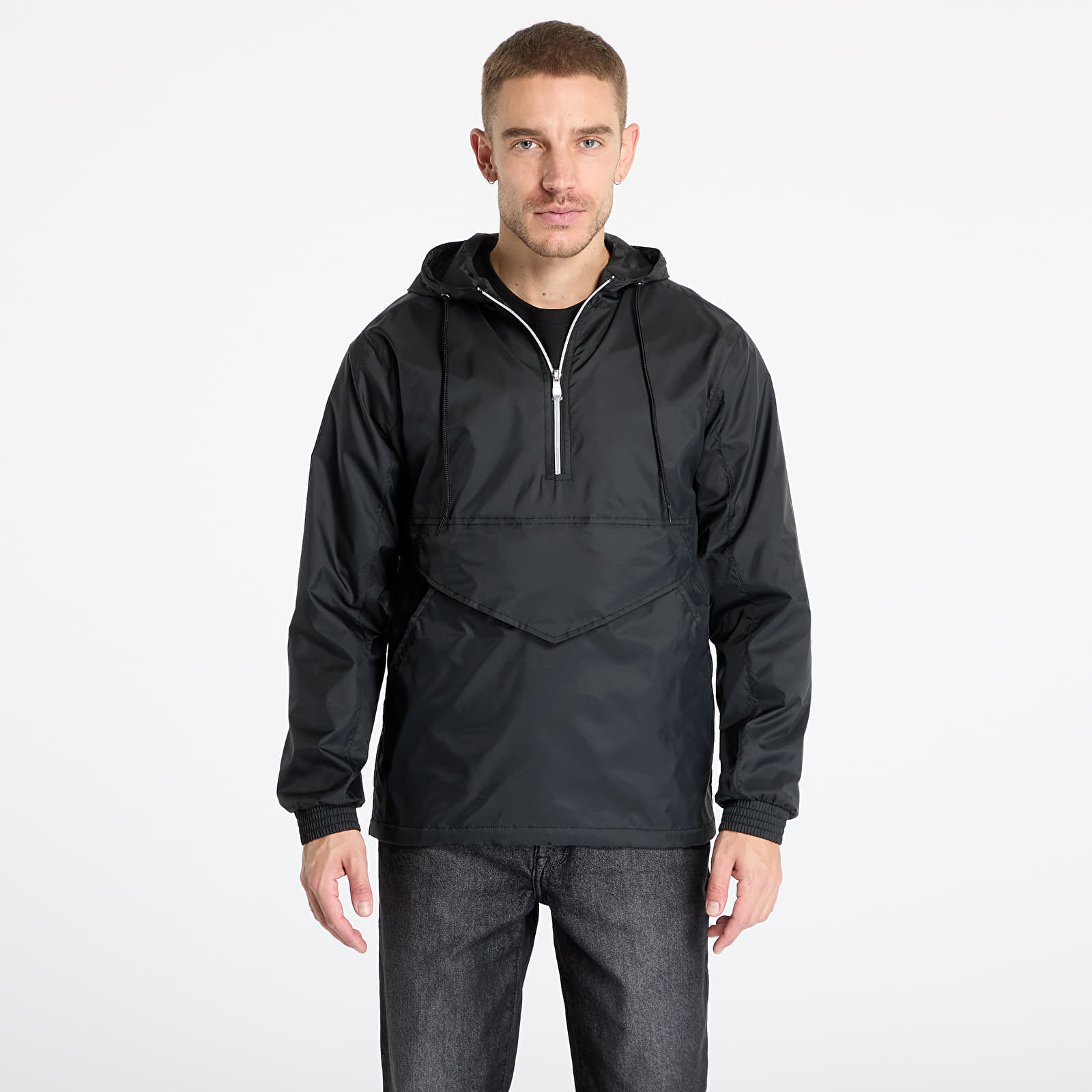 Windbreakers Urban Classics Pull Over Windbreaker Black