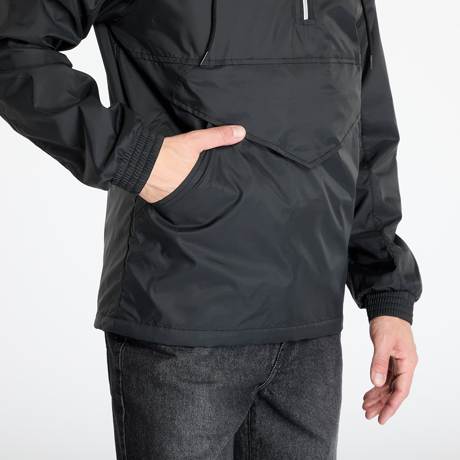 Windbreakers Urban Classics Pull Over Windbreaker Black