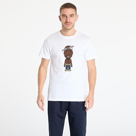 T-shirt Urban Classics LA Sketch Tee White