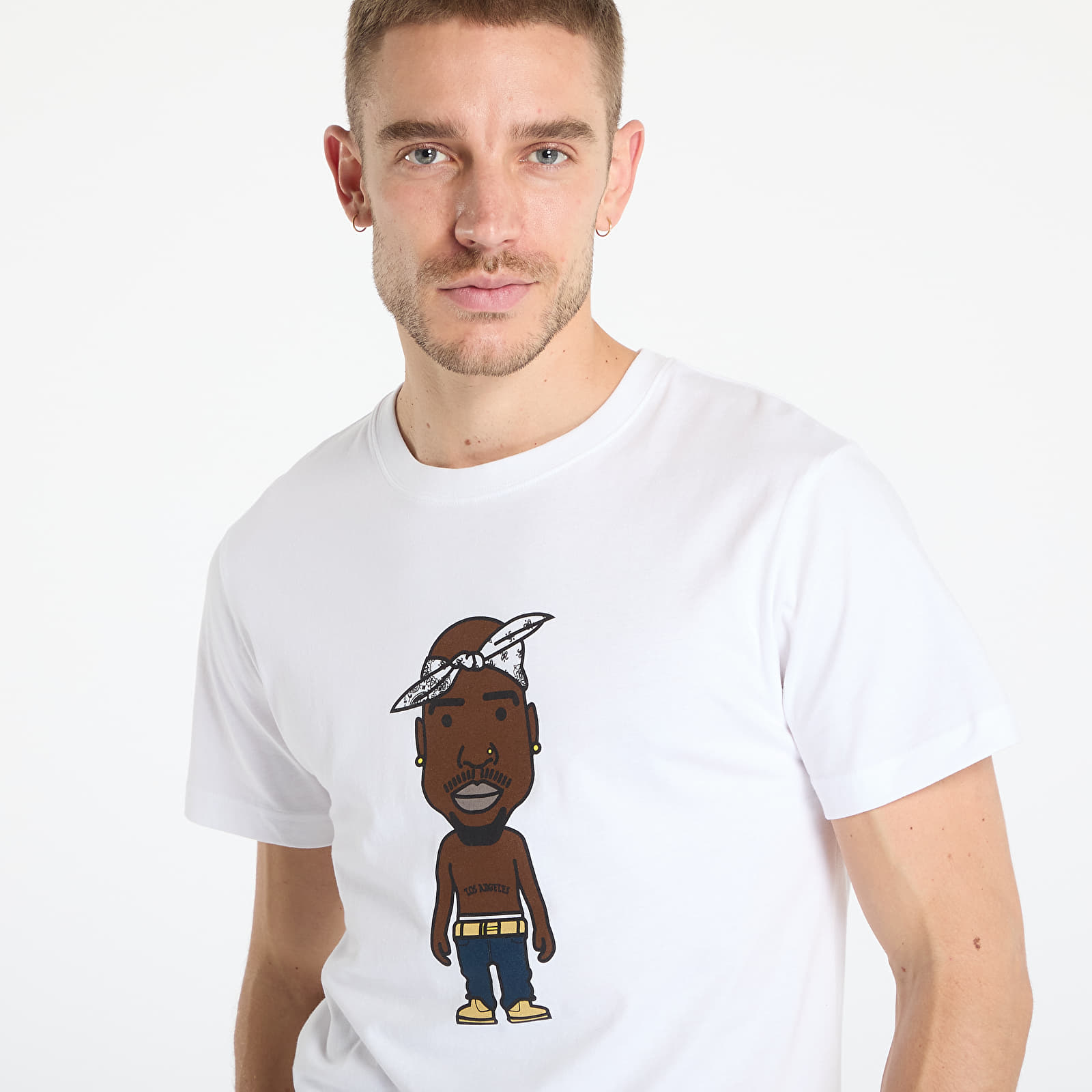 T-särgid Urban Classics LA Sketch Tee White