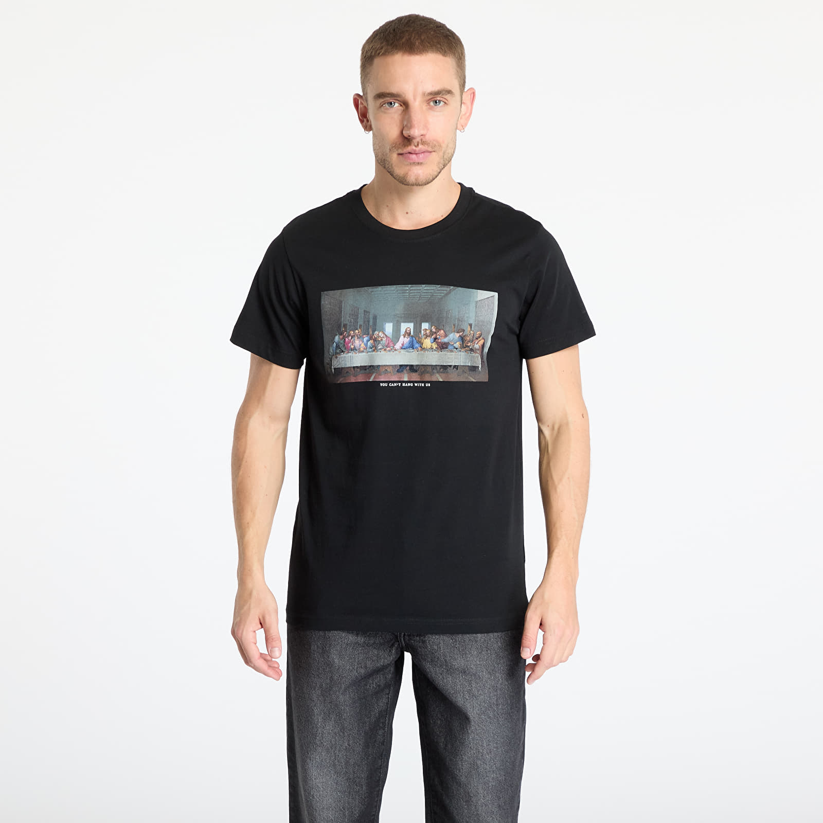 T-Shirts Urban Classics Can't Hang With Us Tee Black