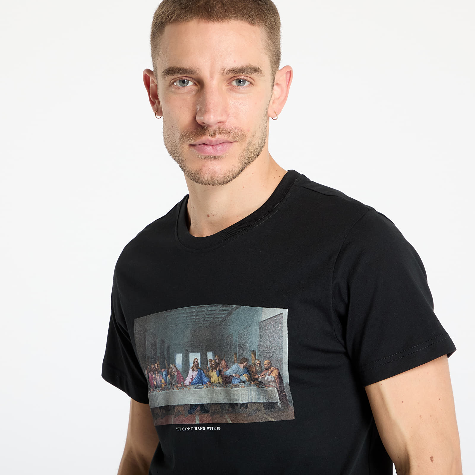 T-Shirts Urban Classics Can't Hang With Us Tee Black
