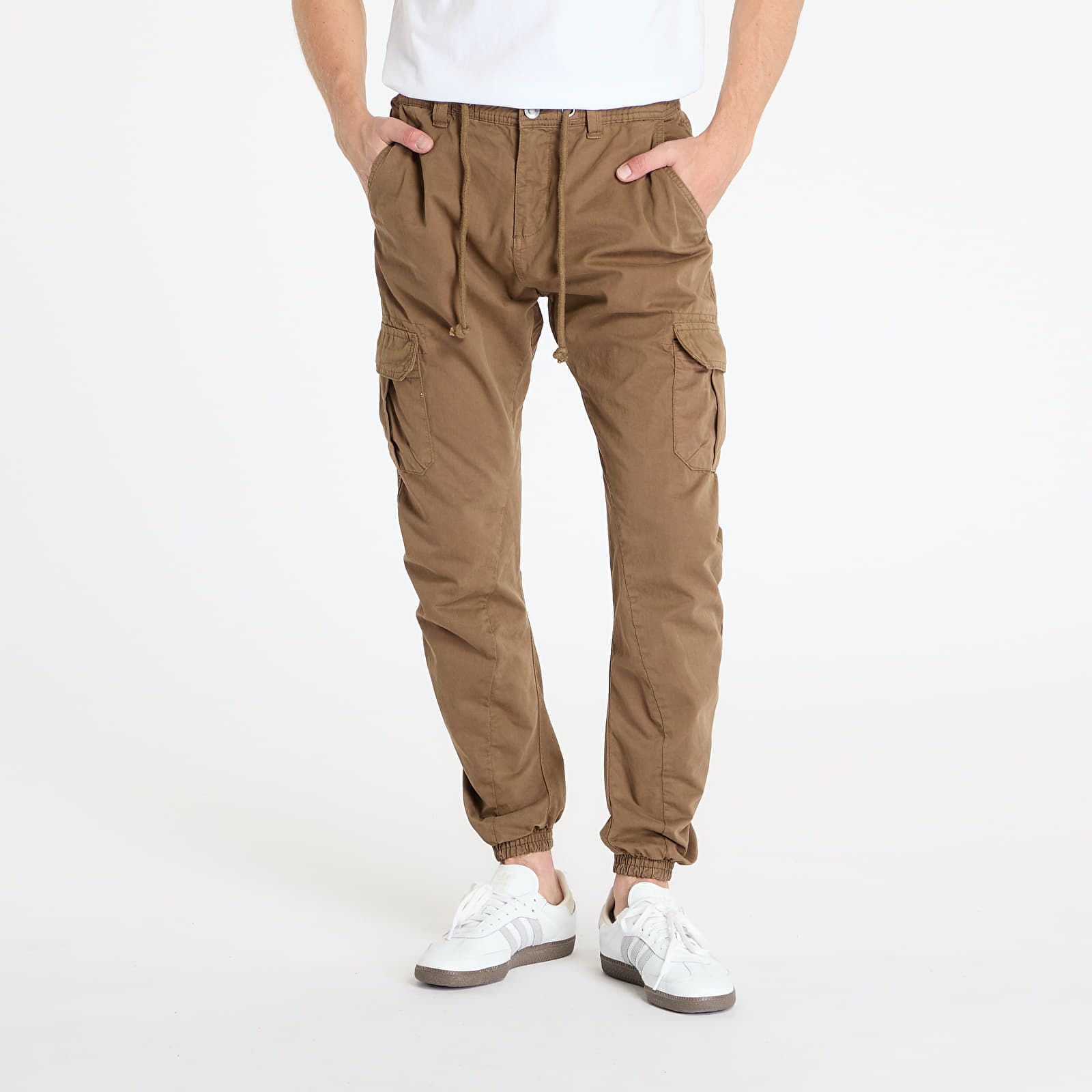 Cargo kalhoty Urban Classics Cargo Jogging Pants Brown