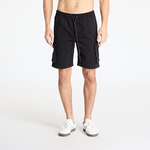 Šortky Urban Classics Drawstring Cargo Shorts Black