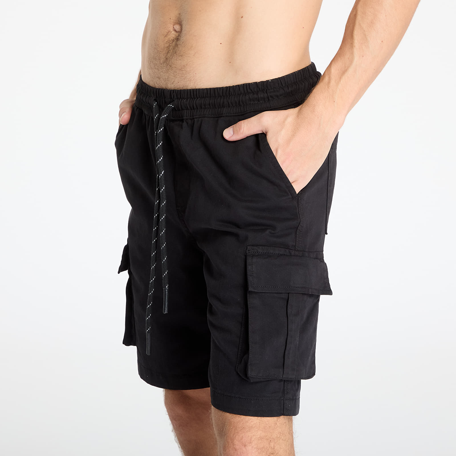 Shorts Urban Classics Drawstring Cargo Shorts Black