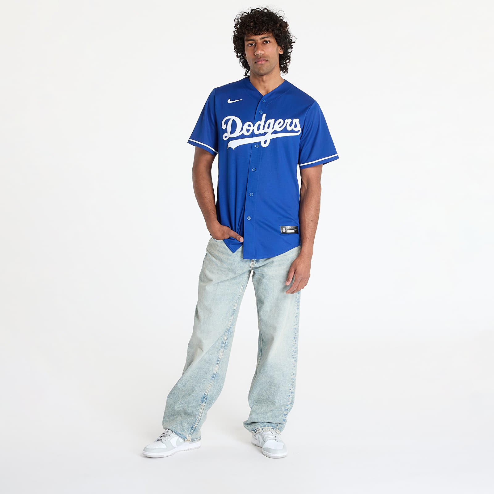 Dresy Nike MLB Game Alternate 2 Mens Jersey Los Angeles Dodgers Deep Royal Blue