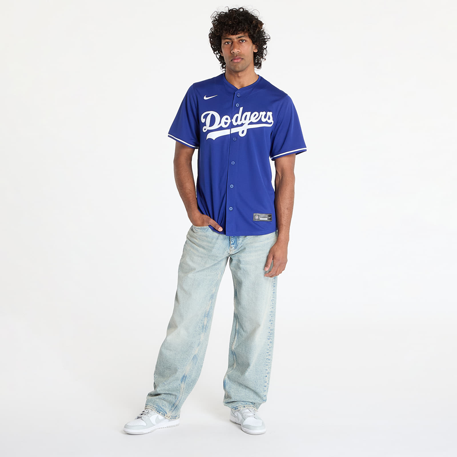Dresy Nike MLB Limited Alternate 2 Men's Jersey Los Angeles Dodgers Deep Royal Blue