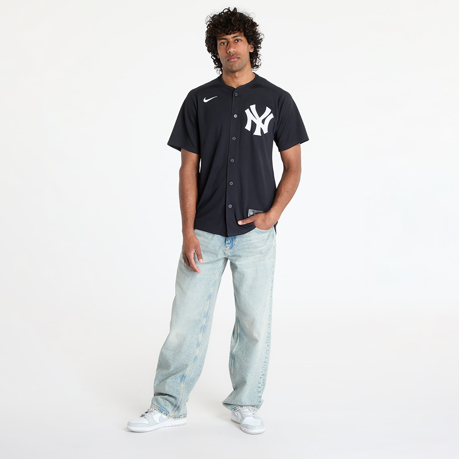 Camisetas Nike MLB Limited Alternate 2 Men's Jersey New York Yankees Pitch Black