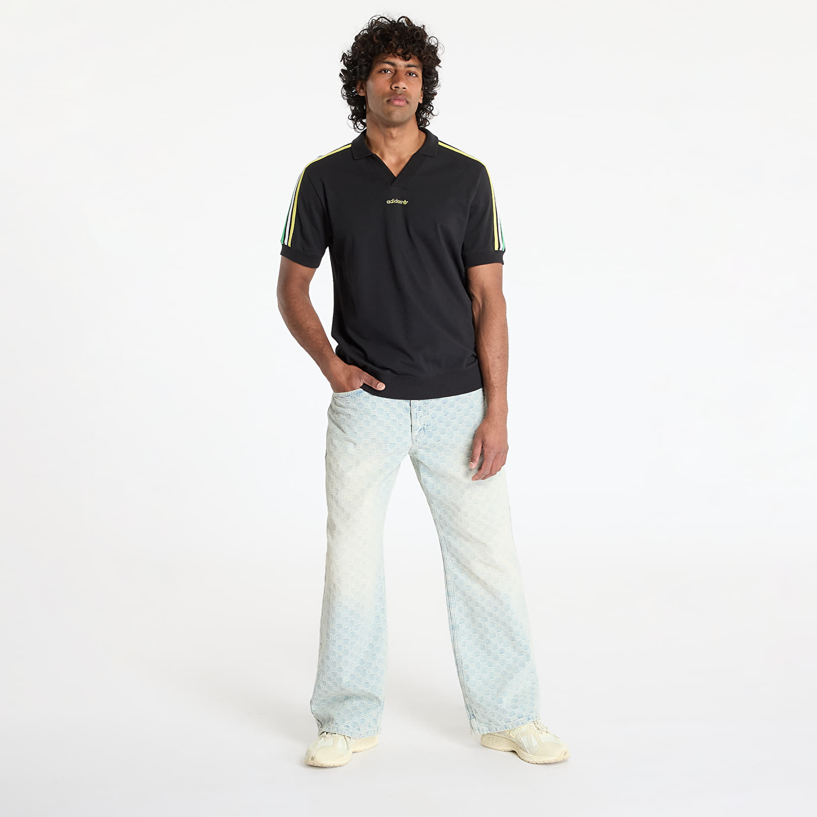 Men's T-shirts adidas Polo Black/ Black