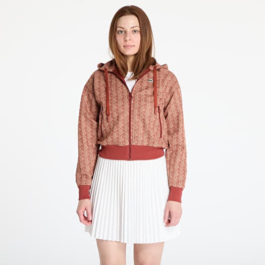 Sudadera LACOSTE Jacquard Sweatshirt Iberis/ Latte