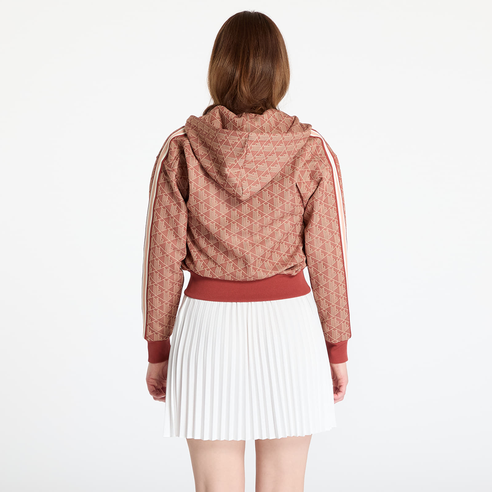 Sudaderas LACOSTE Jacquard Sweatshirt Iberis/ Latte