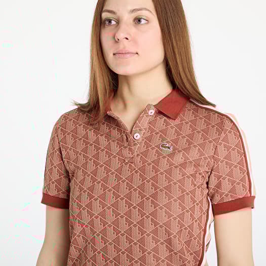 Dresses LACOSTE Jacquard Dress Iberis/ Latte | Queens
