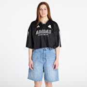 adidas Tiro Cut 3 Stripes Oversized Mesh Jersey Black/ White