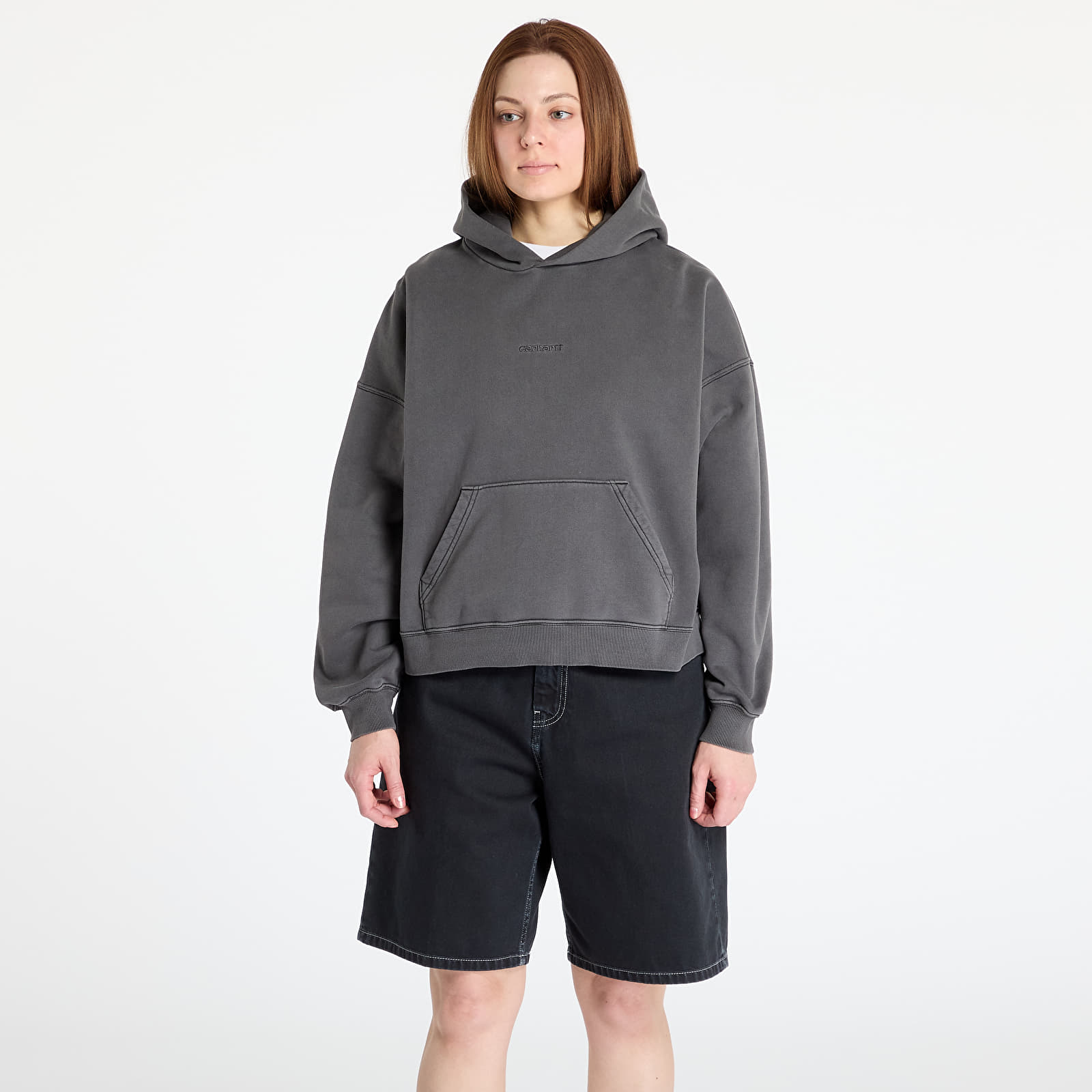 Kapuutsikud ja kampsunid Carhartt WIP W' Hooded Benton Sweat Black