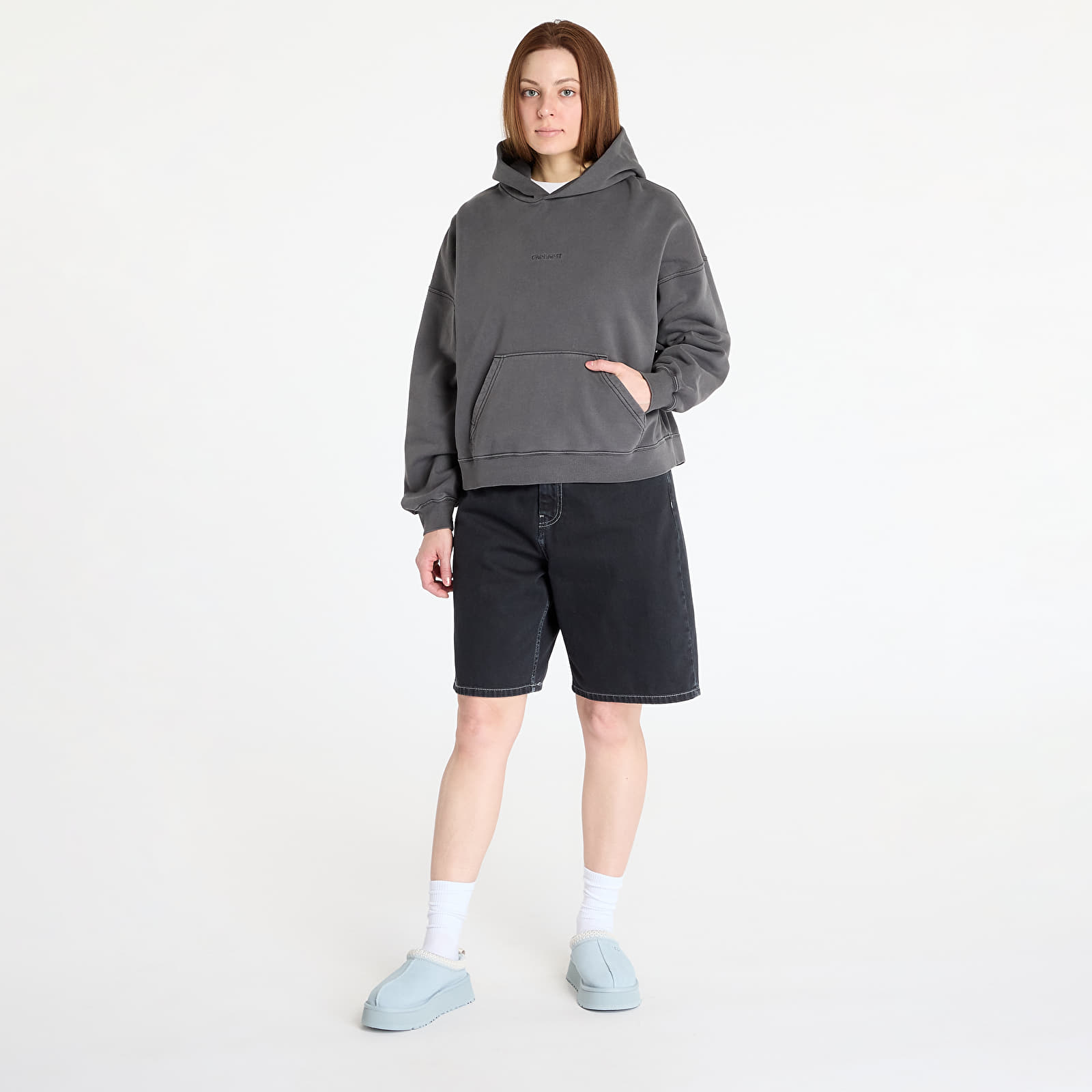 Kapuutsikud ja kampsunid Carhartt WIP W' Hooded Benton Sweat Black