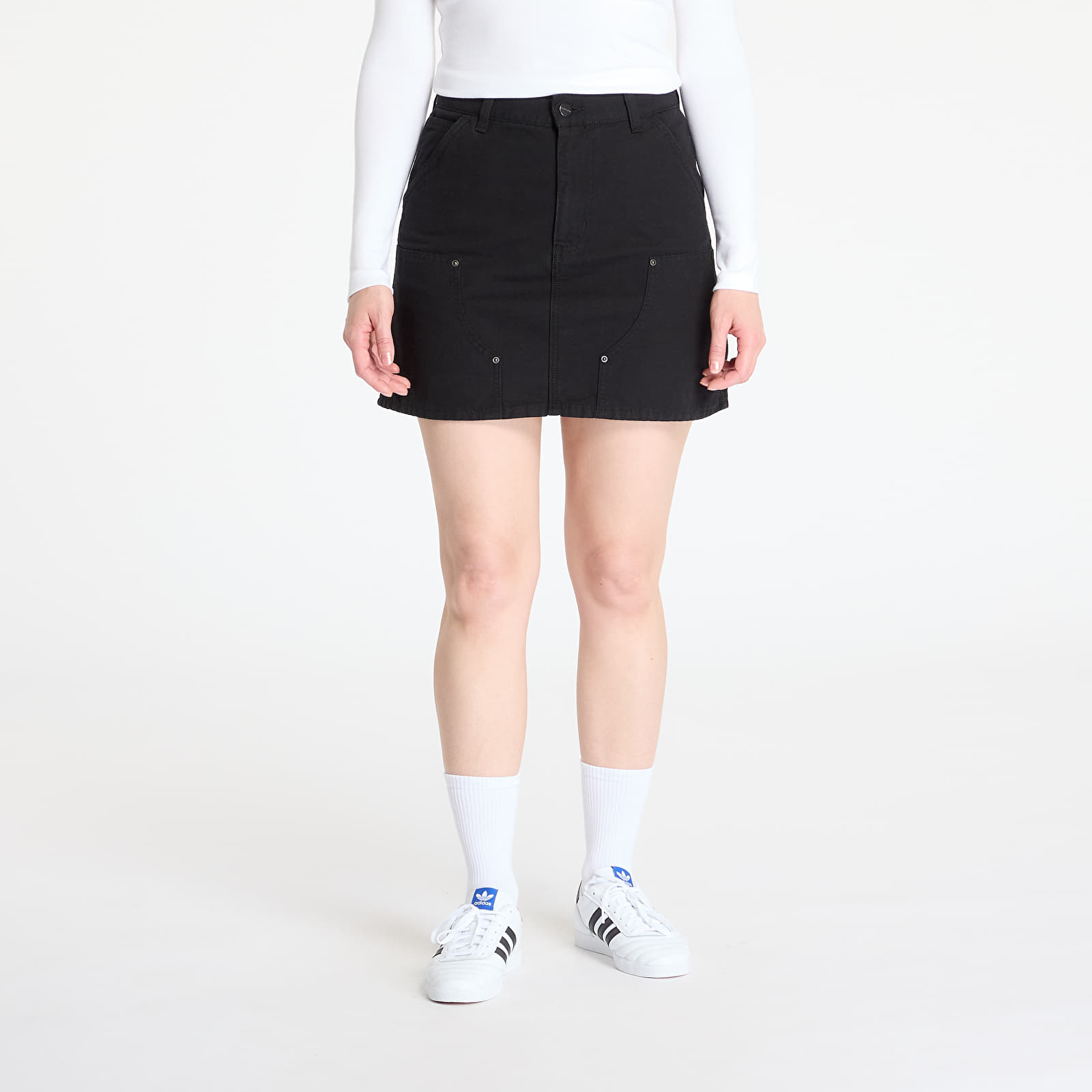 Seelikud Carhartt WIP W' Maeve Double Knee Skirt Black