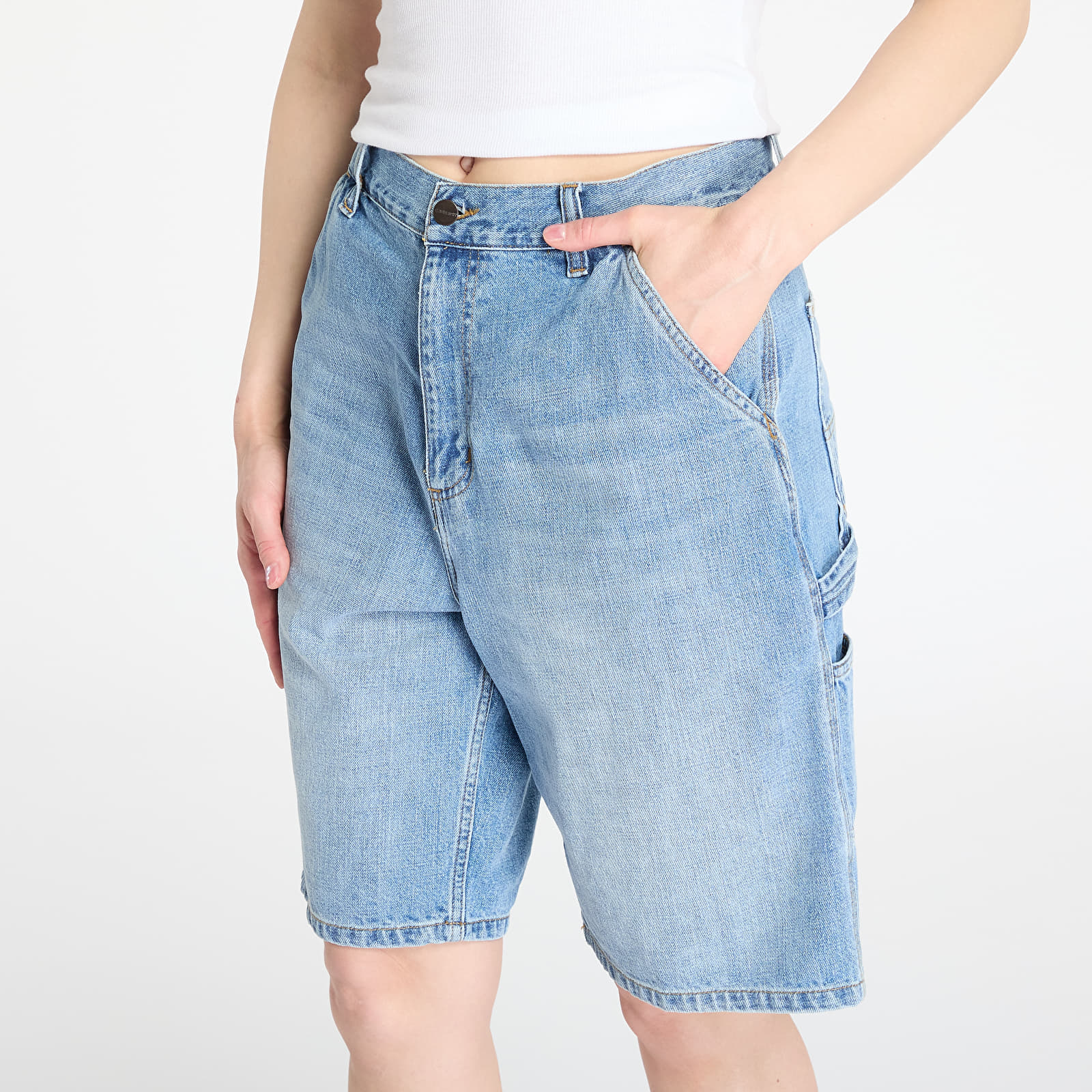 Korte broeken Carhartt WIP W' Brandon Single Knee Short Blue