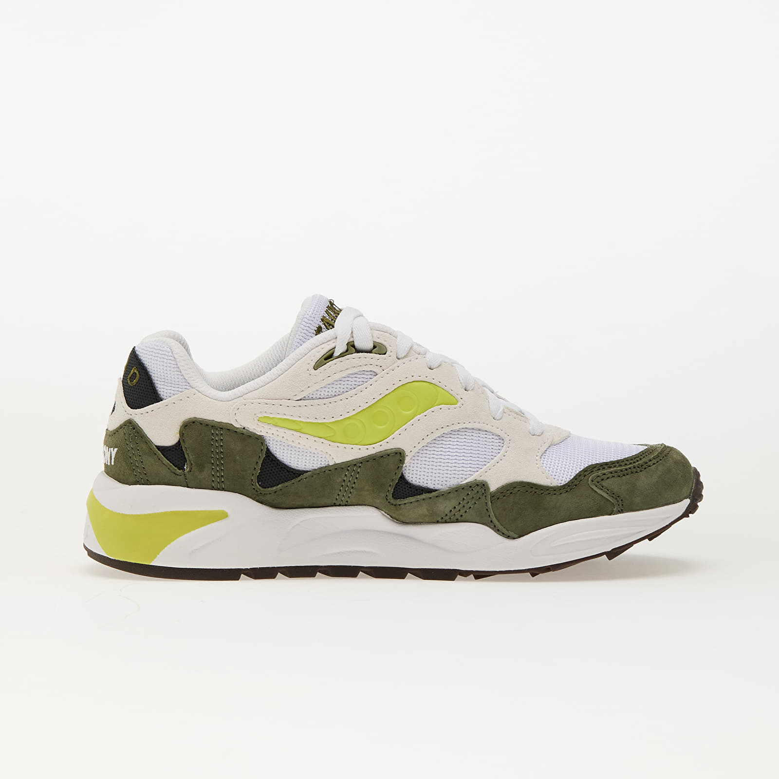 Men's sneakers and shoes Saucony Grid Shadow 2 White/ Green