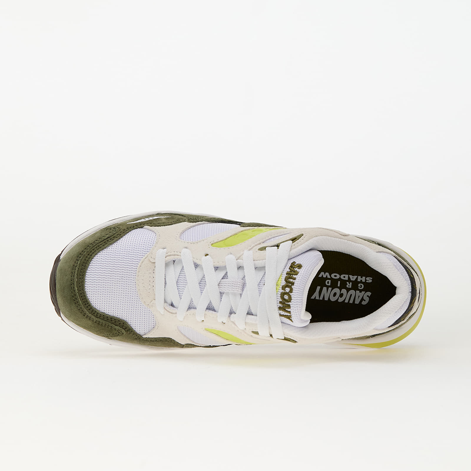 Men's sneakers and shoes Saucony Grid Shadow 2 White/ Green