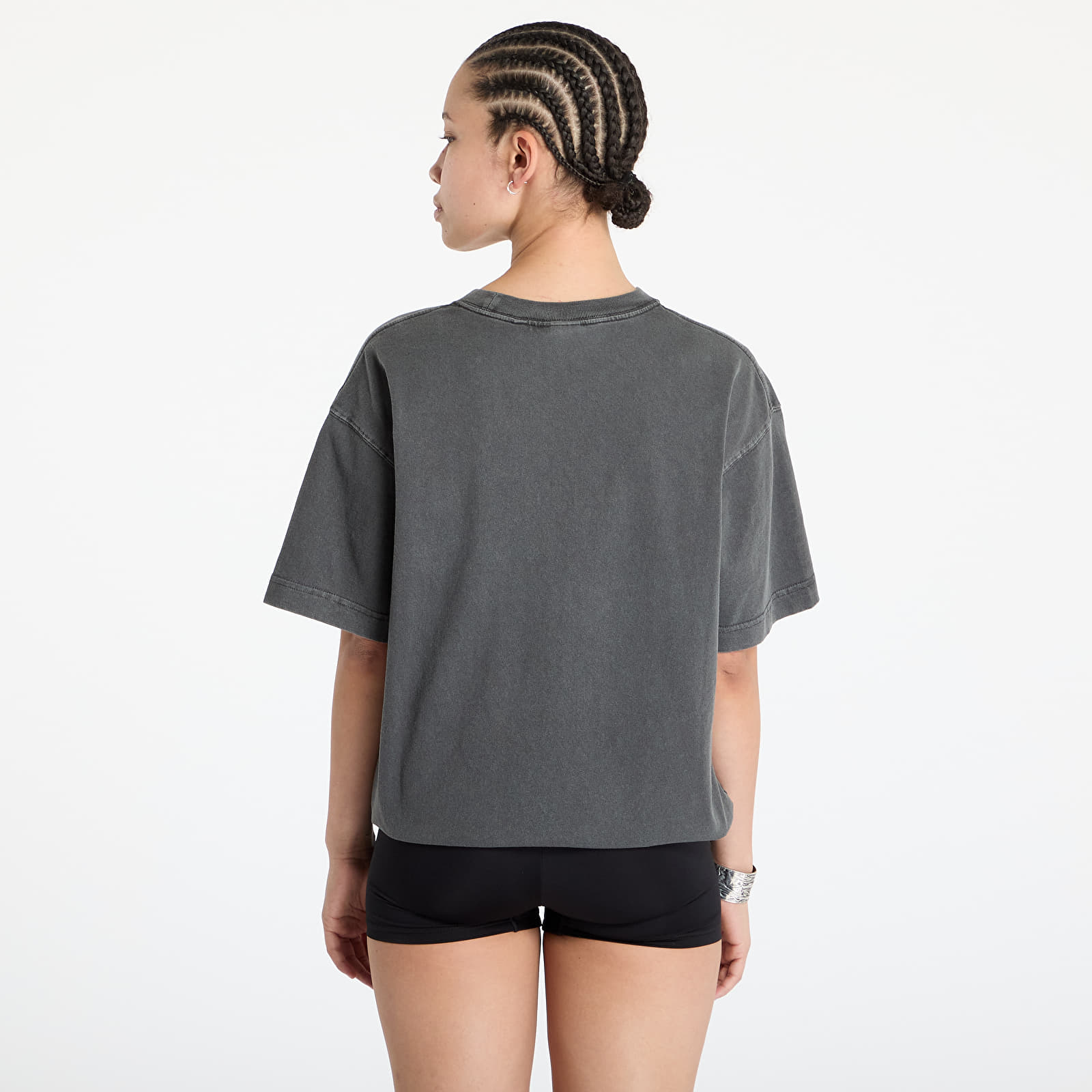Heren T-shirts Carhartt WIP Nelson Short Sleeve T-Shirt UNISEX Graphite Garment Dyed