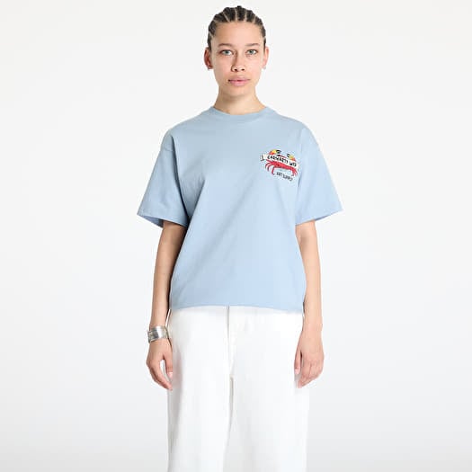 T-shirt Carhartt WIP Crab Paint Short Sleeve T-Shirt UNISEX Frosted Blue