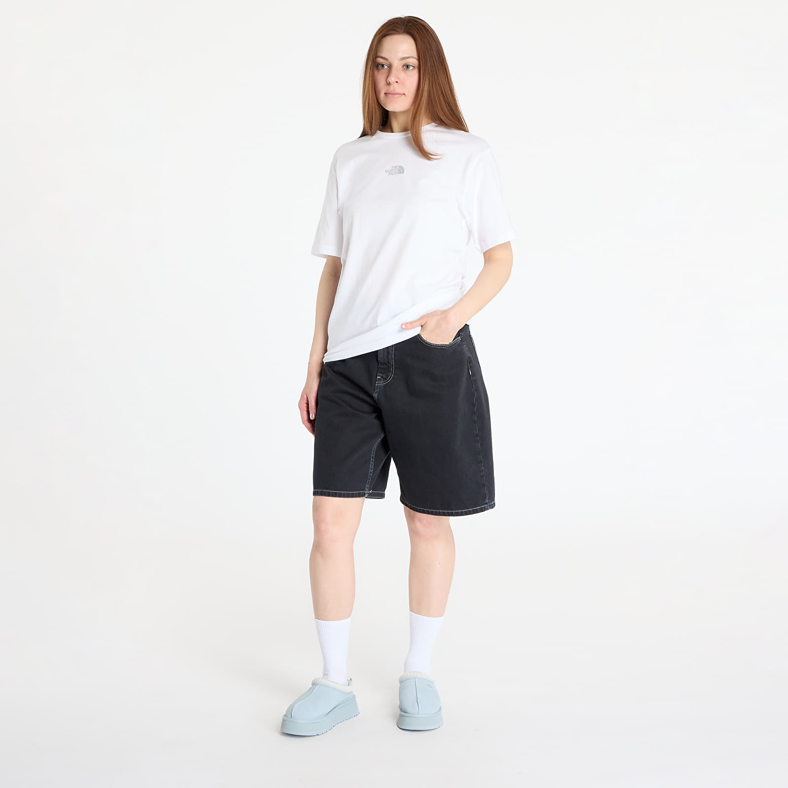 Meeste T-särgid The North Face Short Sleeve Never Stop Relaxed Tee UNISEX TNF White