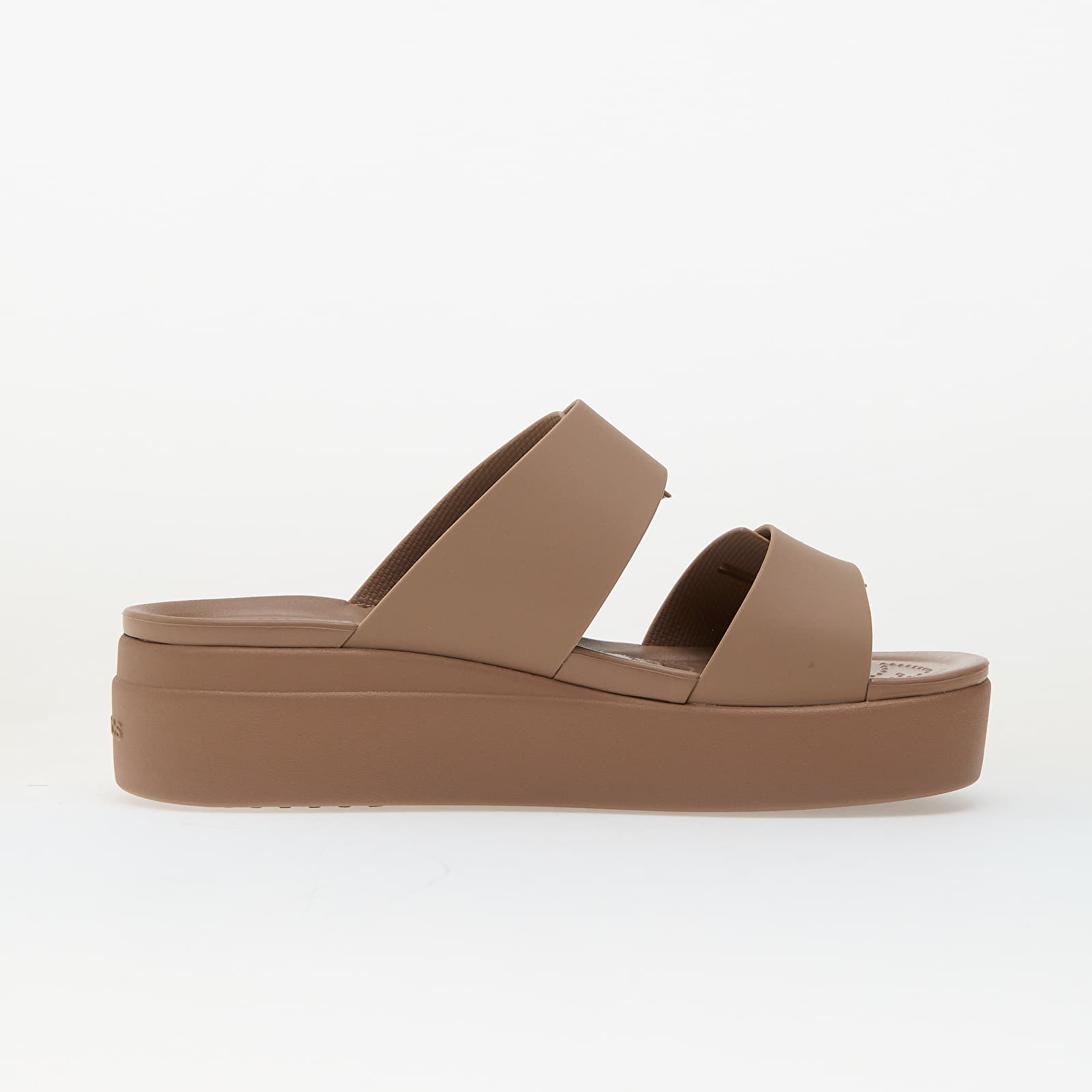 Men's sneakers and shoes Crocs Brooklyn Buckle Low Wedge Latte