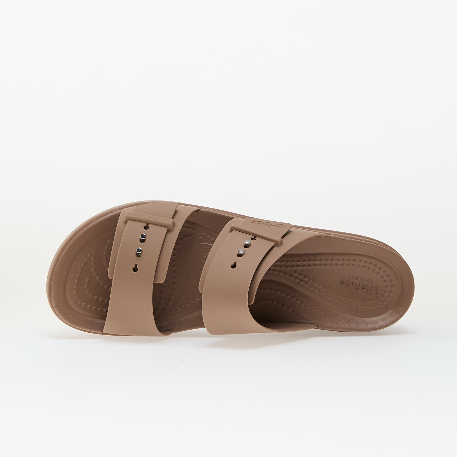 Men's sneakers and shoes Crocs Brooklyn Buckle Low Wedge Latte