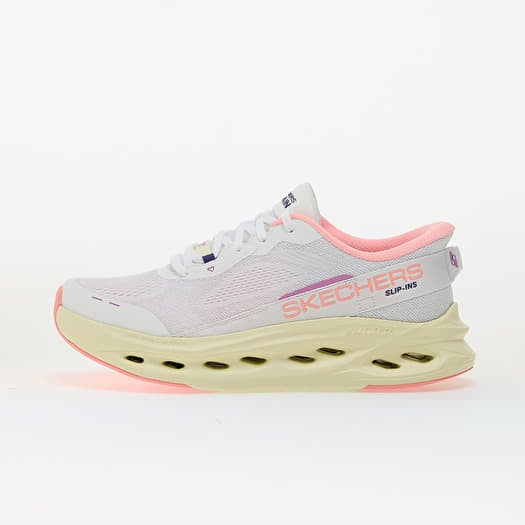 Skechers Max Cushioning Glide-Step White/ Pink