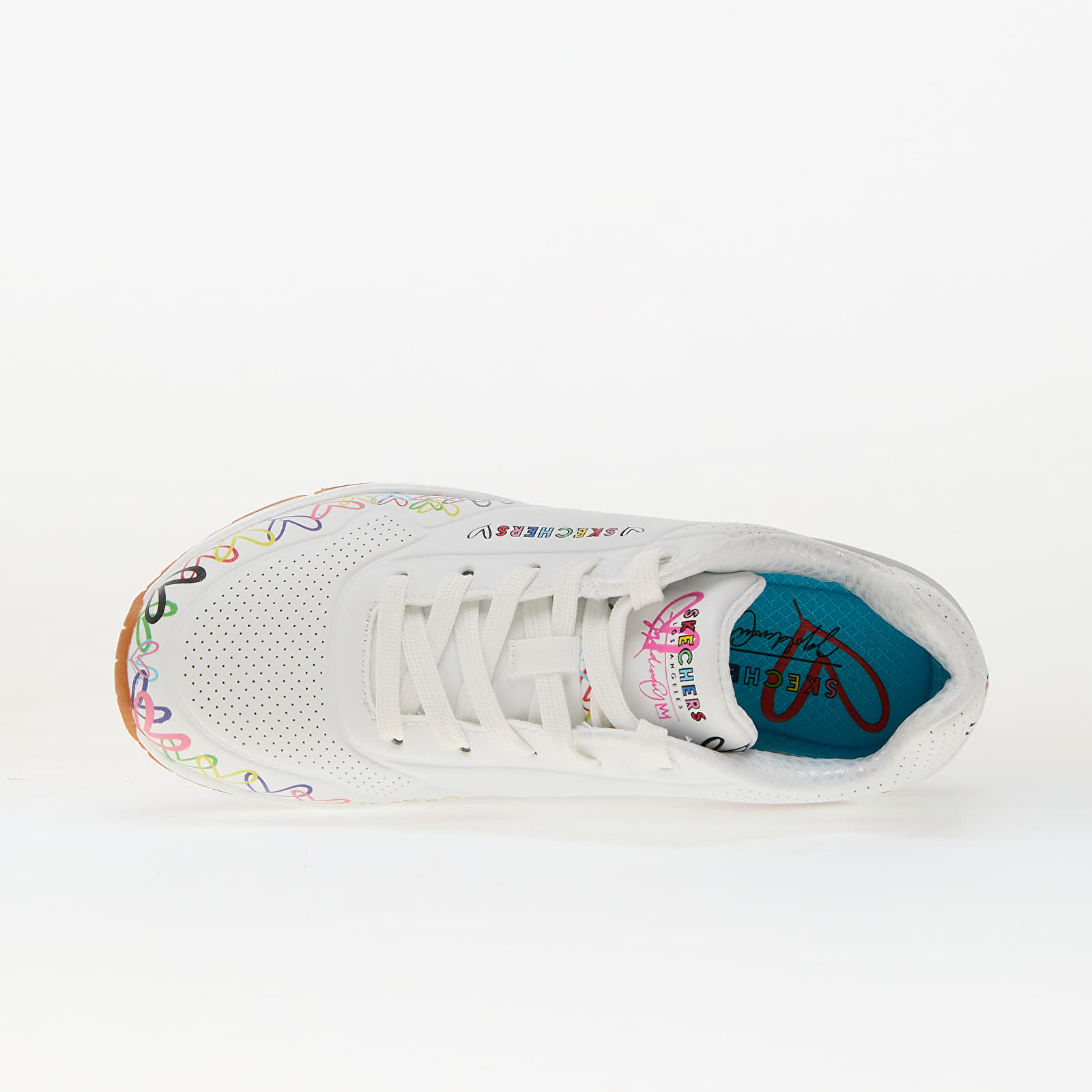 Scarpe donna Skechers Uno - Love All Around White