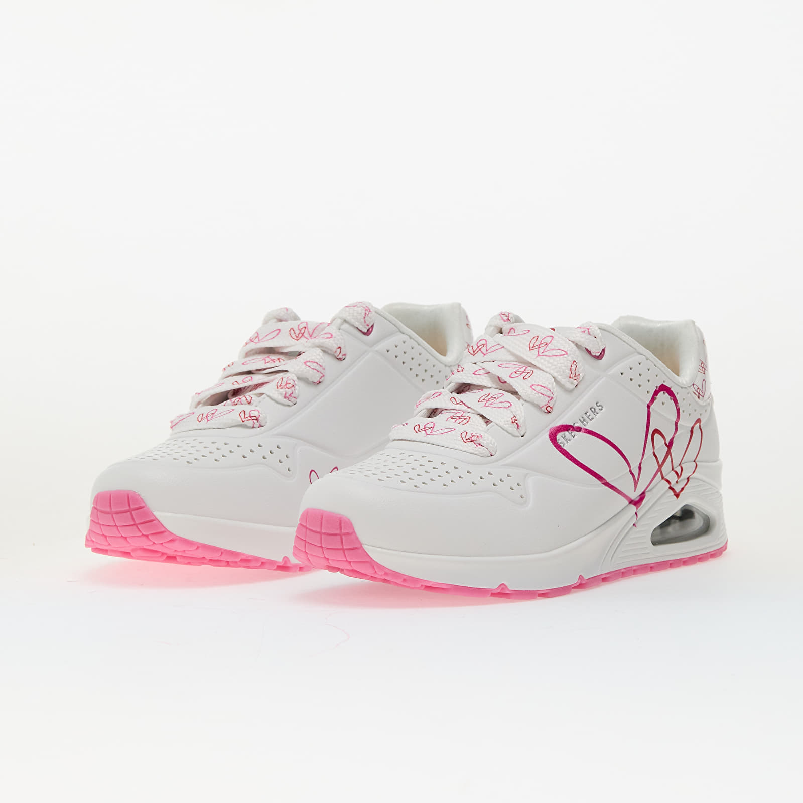 Skechers Sneakers Skechers Uno - Twin Hearts White/ Pink EUR 38 - 6