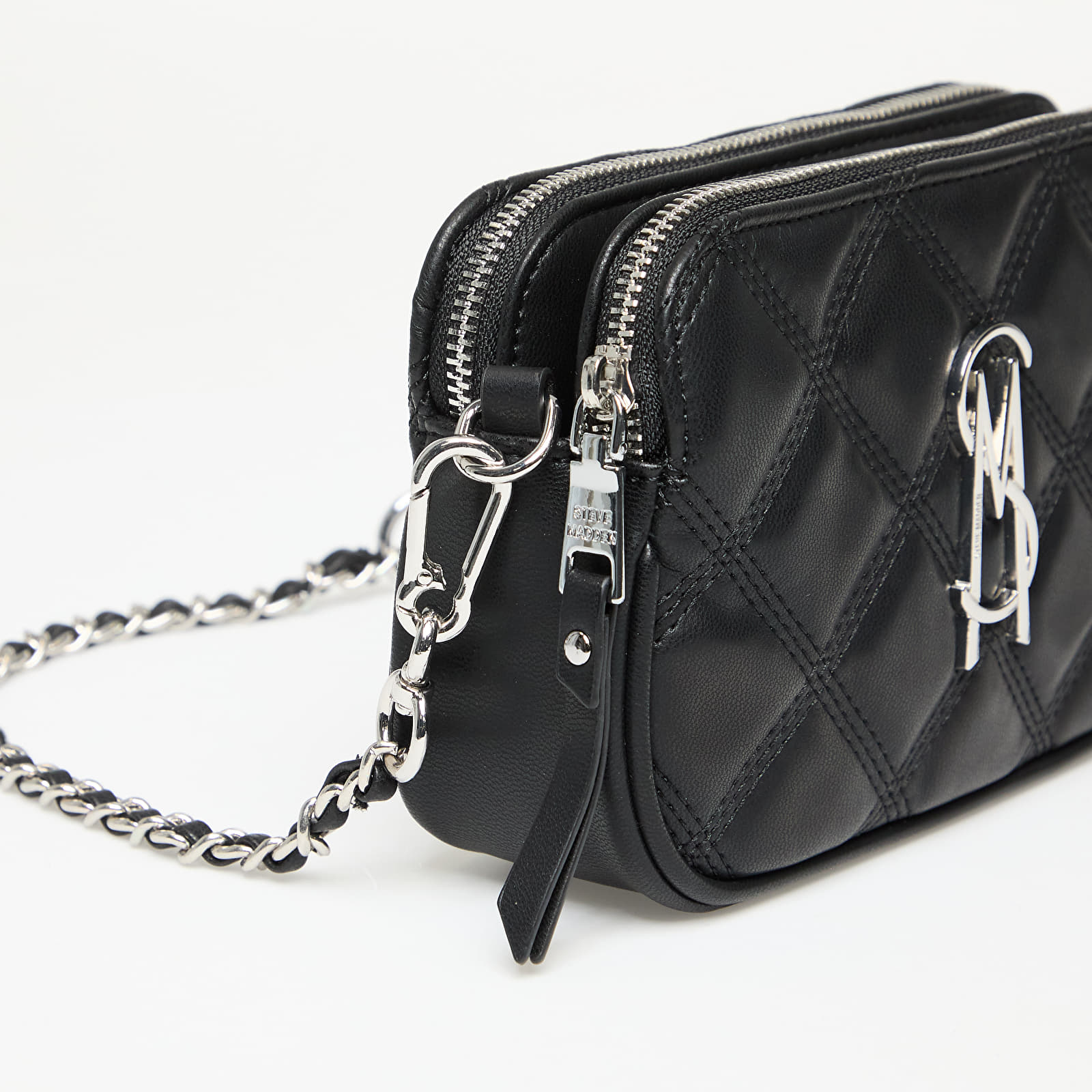 Torbe za na ramo Steve Madden Bmarvis Crossbody Bag Black/ Silver